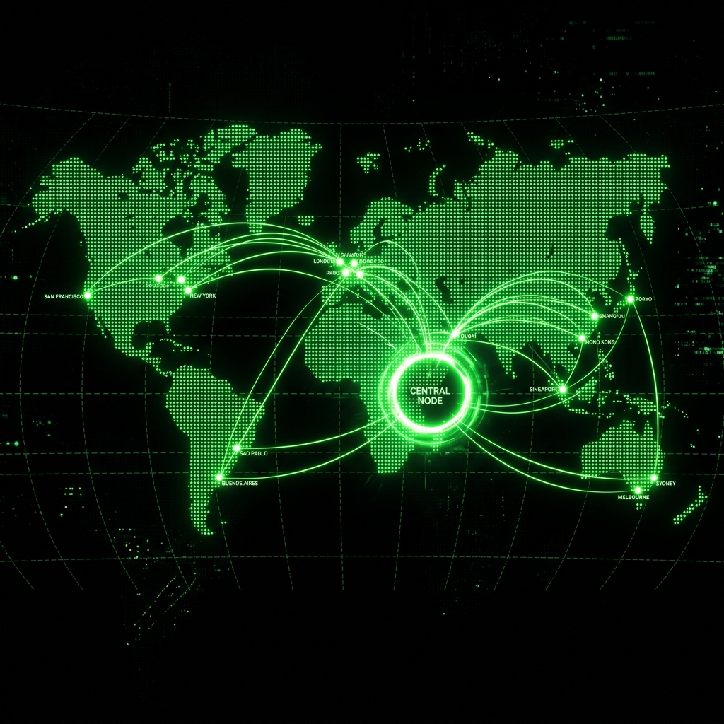PANGEA Global Network Map